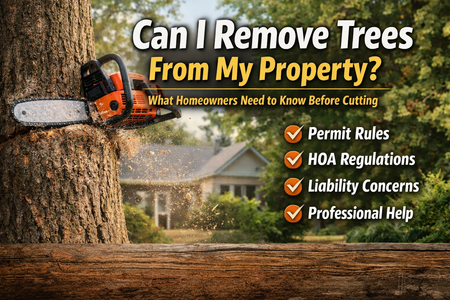 Can I Remove Trees from My Property?